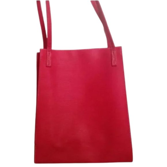Estee Lauder Red Plastic Tote Bag‎ - Picture 1 of 16